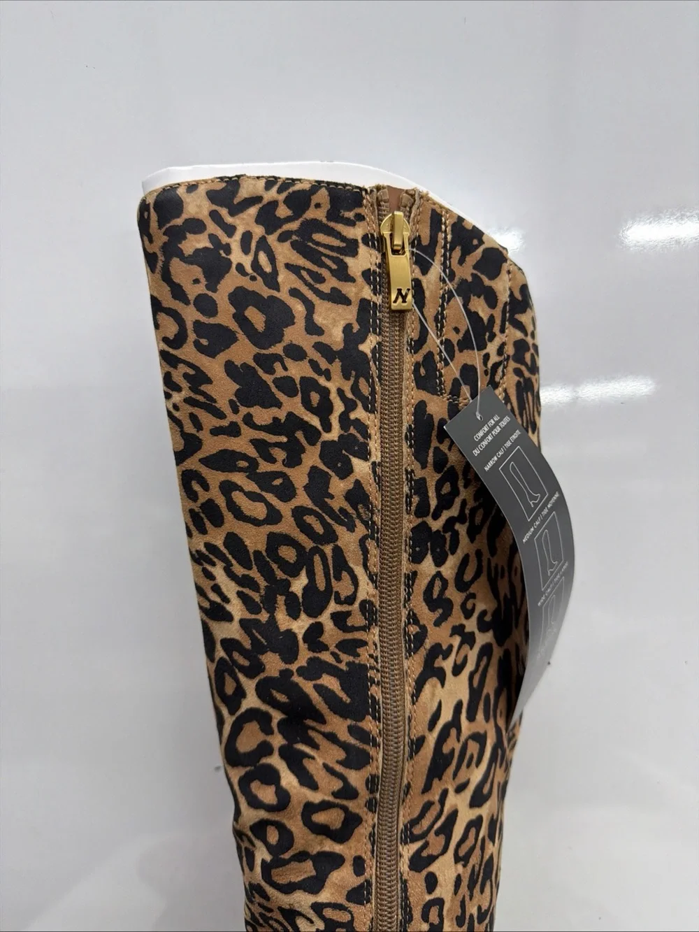 Deesha Knee-High Boot - Dark Brown Leopard Naturalizer